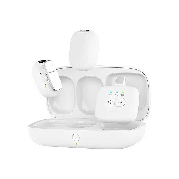 Microfone Sem Fio Ulanzi A30 - Branco
