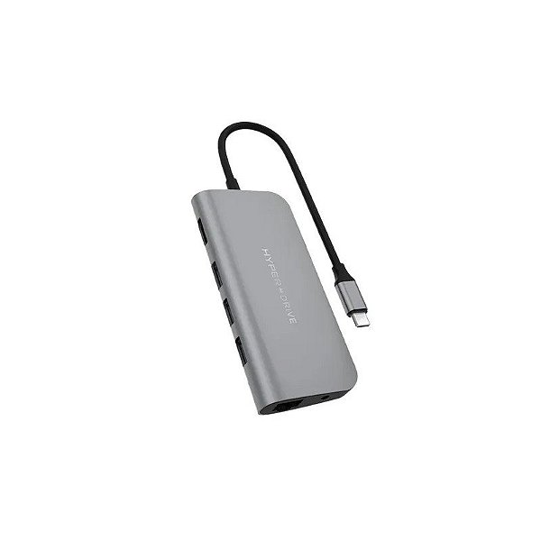 Hub Hyperdrive HD30F 9 em 1 Cinza