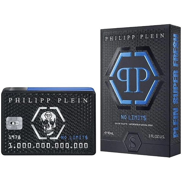 Perfume Philipp Plein No Limits Super Fresco EDT 90mL - Masculino