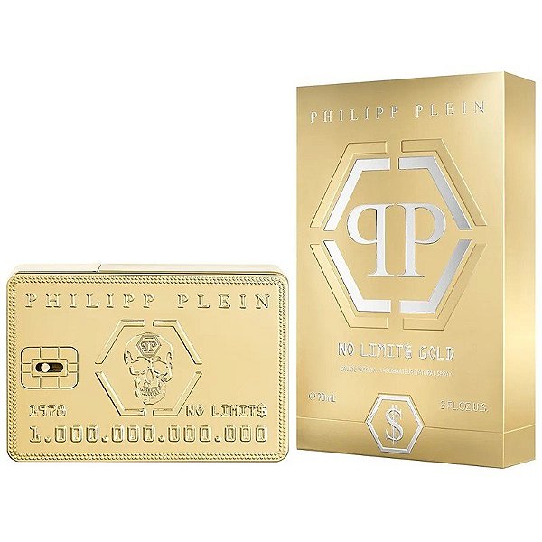 Perfume Philipp Plein No Limits Gold EDP 90ml - Masculino