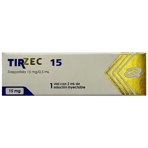 Tirzec Tirzepatida 15MG (2mL de 1 Unidade)