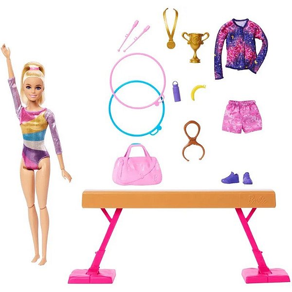 Muñeca Barbie Gymnast You Can Be Anything Mattel - HRG52