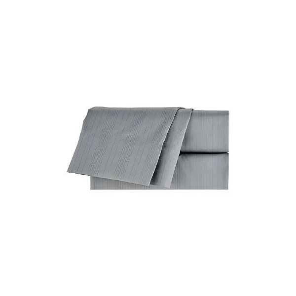 Jogo de lençóis Soho Multi Stripe SSK400MSTGRA 400H King Size Grafite 4 Peças