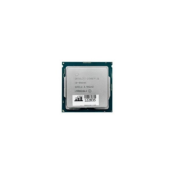 Processador Intel Core i5 9600K Socket LGA 1151 / 3.7GHZ / 9MB - OEM