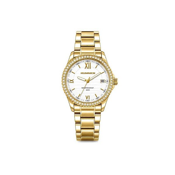 Relógio Feminino Analógico Hummer WH2-224449 Dourado