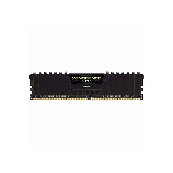 Memória Corsair Vengeance LPX, DDR4 8GB, 3200MHZ, Com Dissipador, CMK8GX4M1Z3200C16, Preto