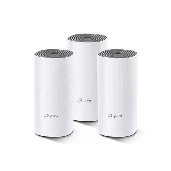 Kit de Wi-Fi Mesh TP-Link Deco E4 AC1200 para Casa Inteira, 3 Unidades - Branco
