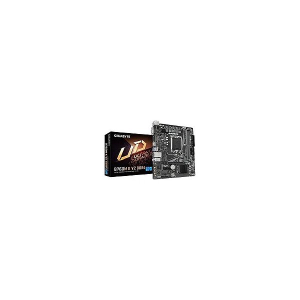 Placa-Mãe Gigabyte B760M K V2 DDR4 Soquete LGA 1700 / Placa de Vídeo / DDR4