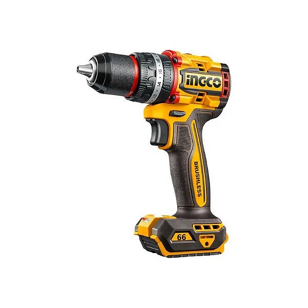 Kit Furadeira Ingco CIDLI20668 - 2000RPM - 220V 50/60HZ - Preto e Laranja