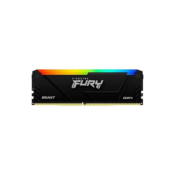 Memória RAM Kingston Fury Beast RGB 8GB DDR4 3200 MHZ - KF432C16BB2A/8