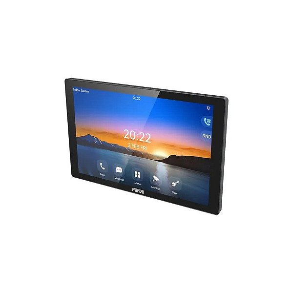 Falante de interfone IP monitor touch Wi-Fi AC I506W 10,1" Linux