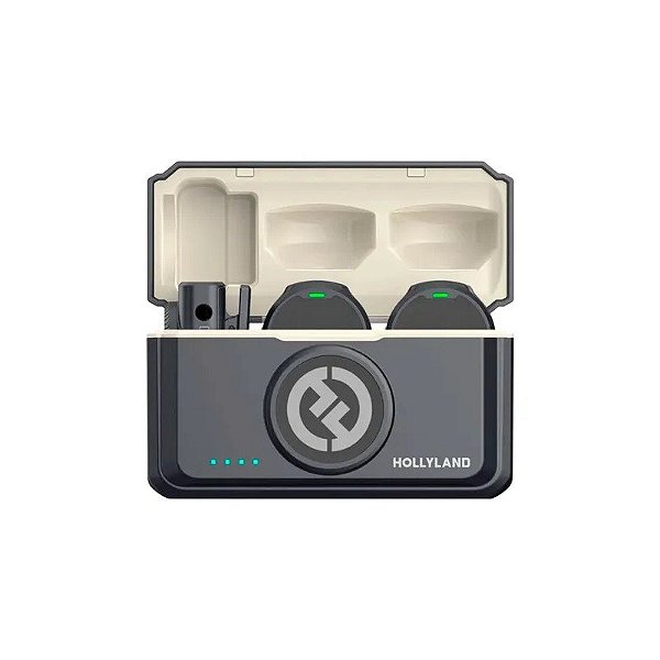 Microfone Sem Fio Hollyland Lark M2 - USB-C - Preto