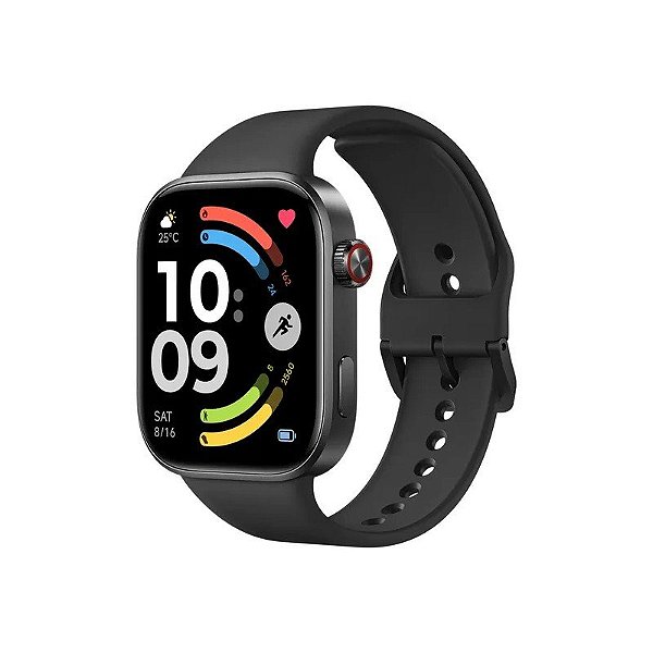 Relógio inteligente Xiaomi Redmi Watch 6 M2523W1 BHR08CIGL - Bluetooth - À Prova D'Água - Preto Obsidiana