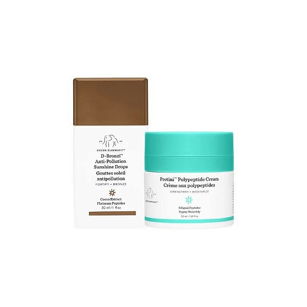 Kit de Cosméticos Incassável Bronzés Drunk Elephant Trex 2 Peças