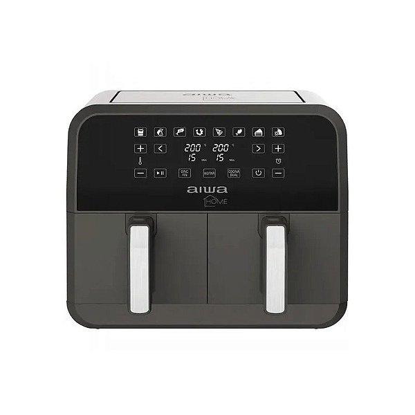 Fritadeira Elétrica Aiwa Home AWFT8003 1700 Watts 8 Litros 220V ~ 50/60 Hz Cinza/Prata