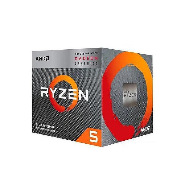 Processador AMD AM4 Ryzen R5-3400G 3.7GHZ 6MB