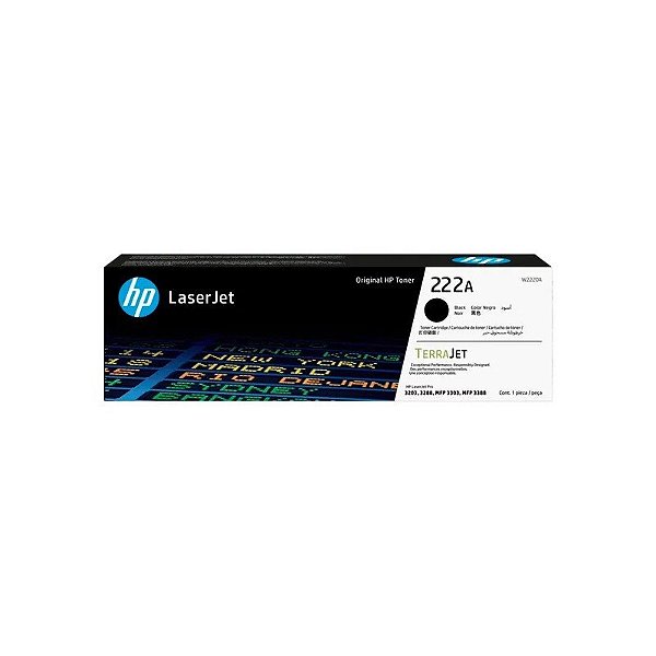 Cartucho de Toner HP 222A Preto W2220A