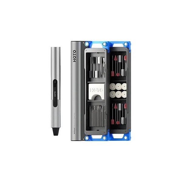 Kit de Mini Ferramentas Rotativas Elétricas Hoto Snapbloq R-A04 38 Peças