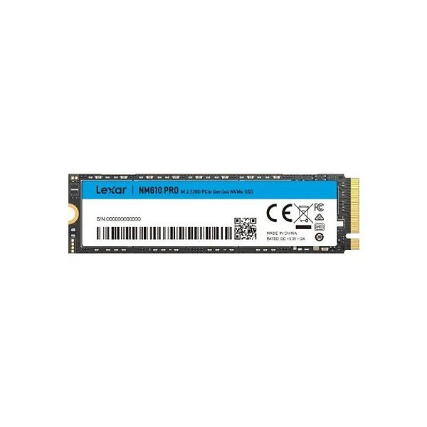 SSD M.2 Nvme Lexar NM610 Pro GEN3X4 3300/1700 MB/s 500 GB (LNM610P500G-RNNNG)