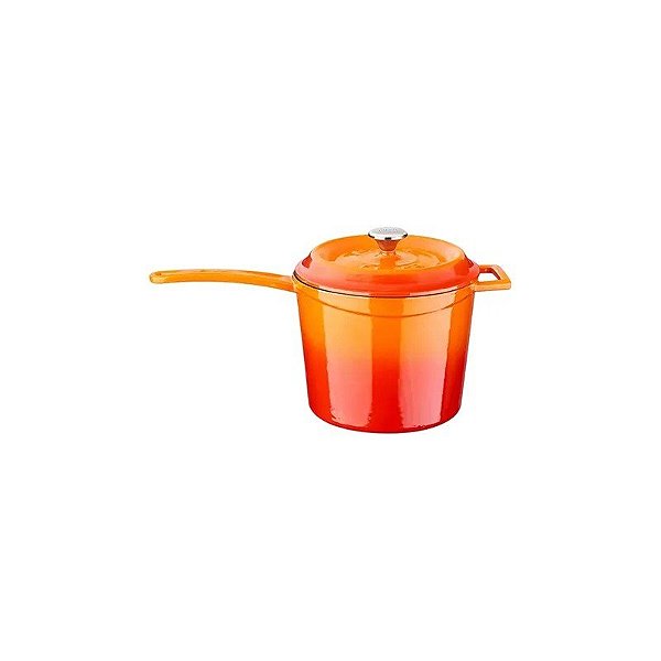 Panela de Ferro Fundido Lava LVYSOS18K20 3.2L 18 CM Laranja