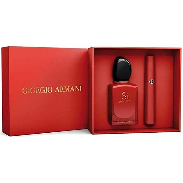 Kit Perfume Giorgio Armani SI Passione EDP 50mL+Batom Líquido Maestro 6.5mL - Feminino