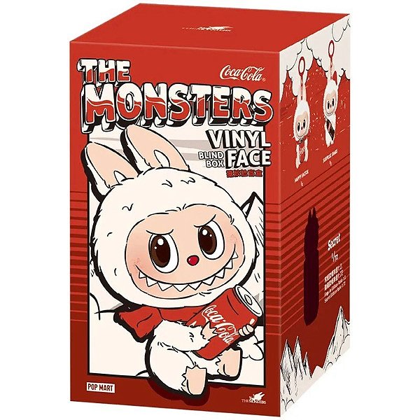 Boneco Pop Mart The Monsters Labubu Coca-Cola
