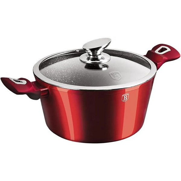 Panela Berlinger Haus Metallic Line Burgundy Edition 30cm - BH-6192