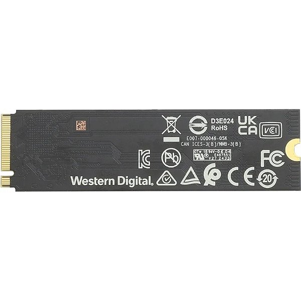 SSD WD PC SN5000S 512GB NVMe PCIe 2230 M.2 - SDEQNSJ-512G-1002