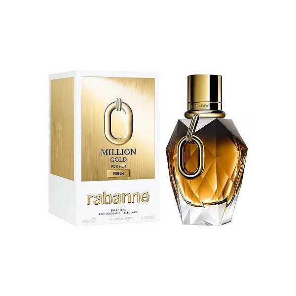 Perfume Feminino Paco Rabanne Million Gold For Her 50 ML