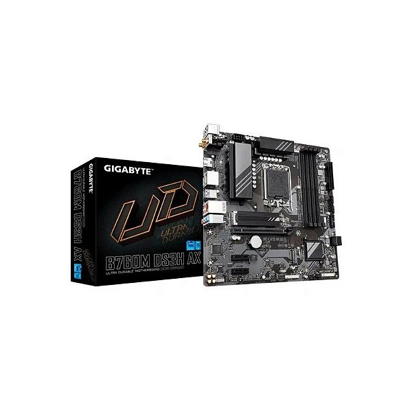 Placa-mãe Gigabyte B760M MB 1700 com DDR5 HDMI/DP
