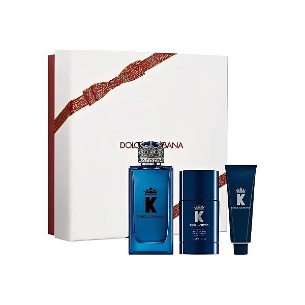Kit Perfume Dolce&Gabbana K Pour Homme Edp 100ML + Gel de Banho 50ML + Desodorante 75G - Masculino