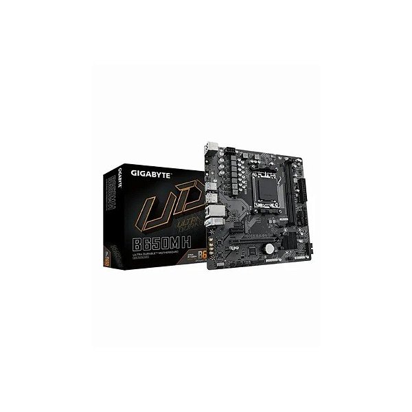 Placa-Mãe Gigabyte B650M H DDR5 Soquete AM5 para AMD