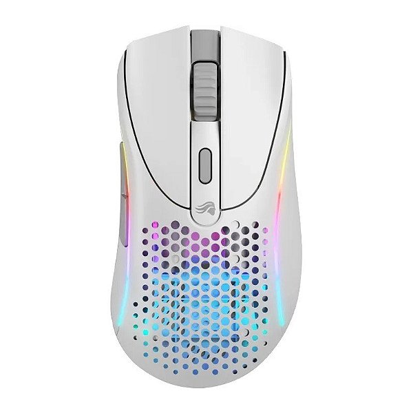 Mouse Gamer Glorious MODEL D 2 RGB - Branco (Sem Fio)