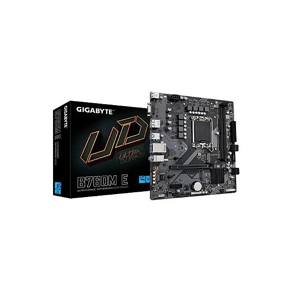 Placa Mãe Gigabyte B760M DDR5 Soquete LGA 1700 Chipset Intel H760 Micro ATX