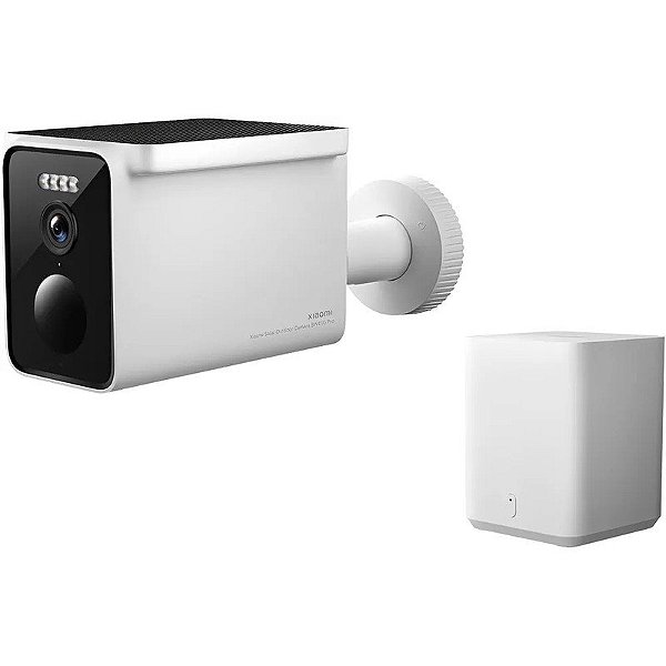 Câmera Xiaomi MJSXJ03BY Solar Outdoor Camera BW400 Pro Conjunto Branca