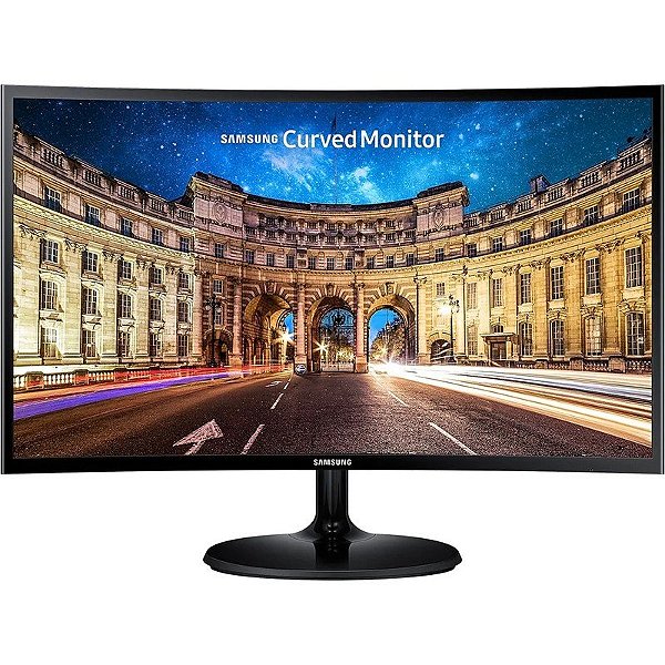 Monitor Curvo Samsung 24" C24F390FHNXZA FHD 4ms 75Hz HDMI/SUB-D