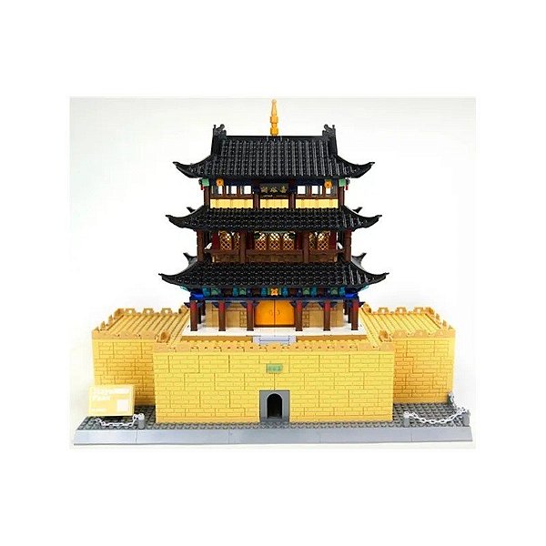 Blocos de Construção Jiayu Pass Gansu Wange - 6222 (1511 peças)