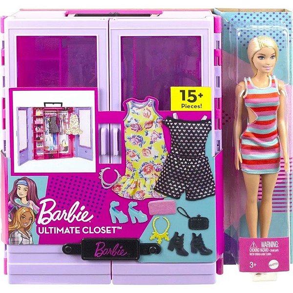 Boneca Barbie Armário Ultimate Mattel - HJL66