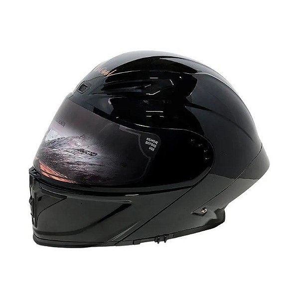Capacete para Moto LV Cool Helmets P8 - Tamanho L (59-60) Preto Brilhante