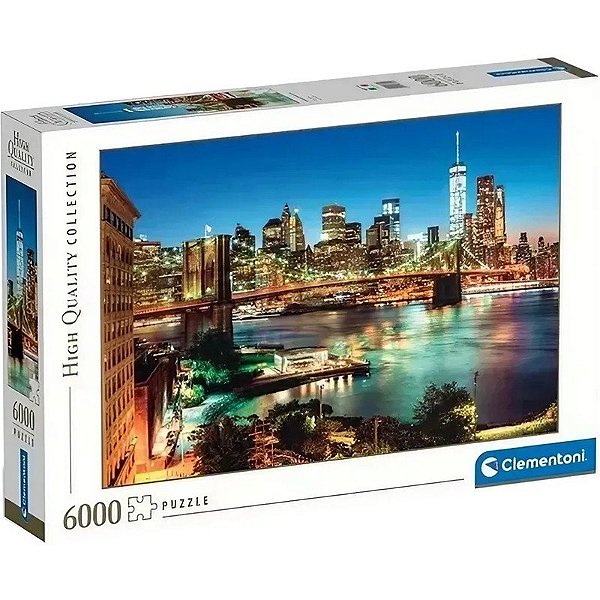 Quebra-cabeça Brooklyn Bridge Lights Clementoni - 36534 (6000 peças)