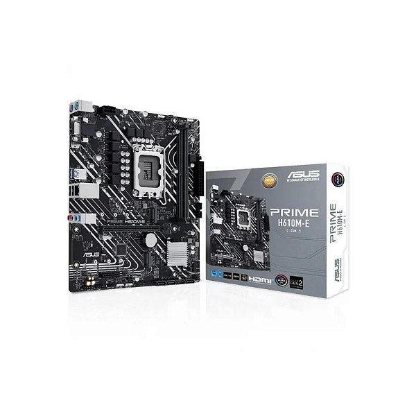 Placa-mãe Asus H610M-E Prime DDR5 HDMI/VGA/USB 3.2 MB 1700