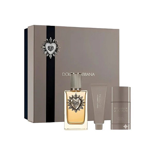 Kit Perfume Dolce & Gabbana Devotion Pour Homme Edp - Masculino 3 Peças