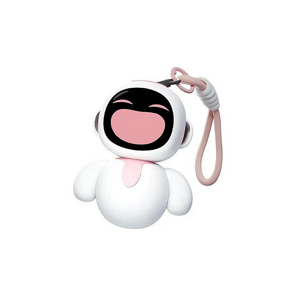 Robô Inteligente Pendente Eiliko Robot Ai Coral Pink