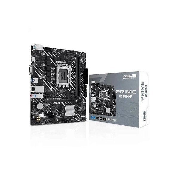 Placa Mãe Asus Prime H610M-K DDR5 HDMI/VGA/M.2/USB3.2 Modelo MB 1700