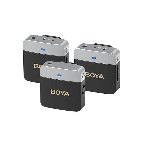 Microfone Sem Fio Boya BY-M1V2 (2TX+1RX)
