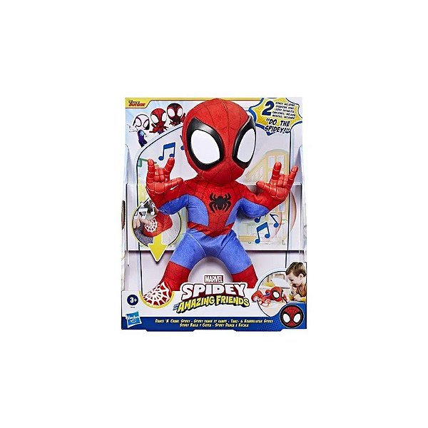 Boneco Interativo Hasbro Marvel Spidey And His Amazing Friends Dance 'N Crawl Spidey F6722