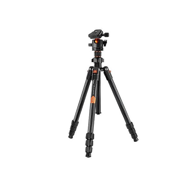 Tripé K&F K254C2 com Cabeça Ball BH-36L - Preto (KF09.123)