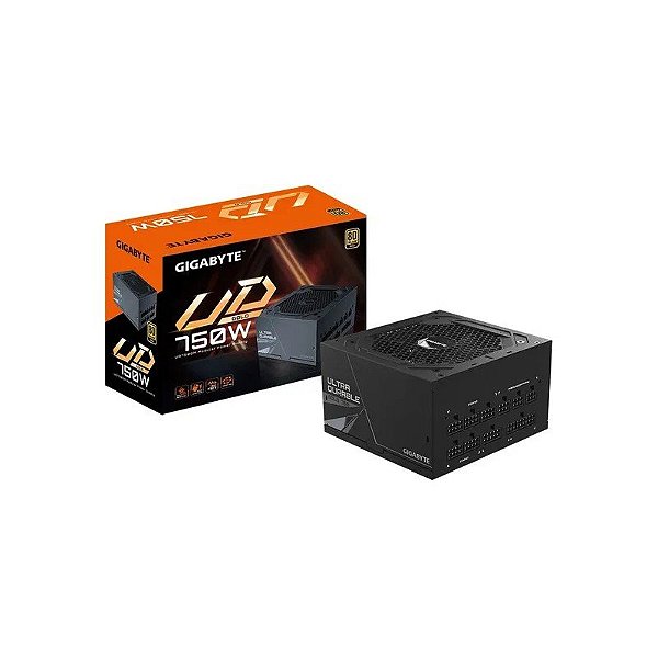 Fonte de Alimentação Gigabyte GP-UD750GM 80 Plus Gold Full Modular 750 W - Preto