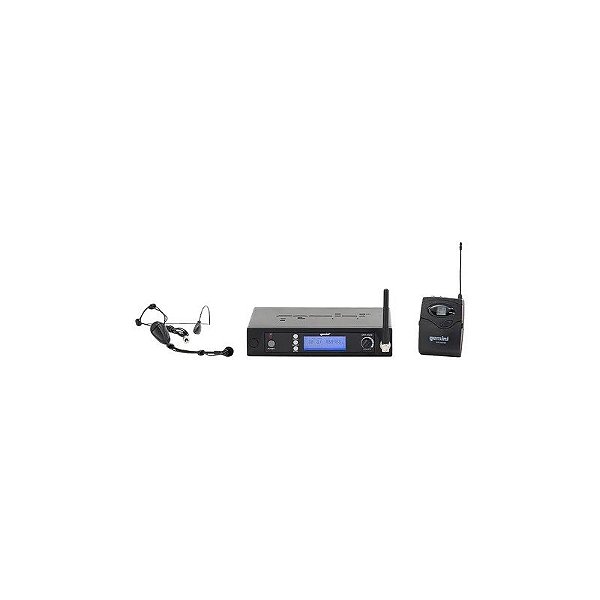 Sistema de microfone sem fio Gemini UHF-6100HL Preto