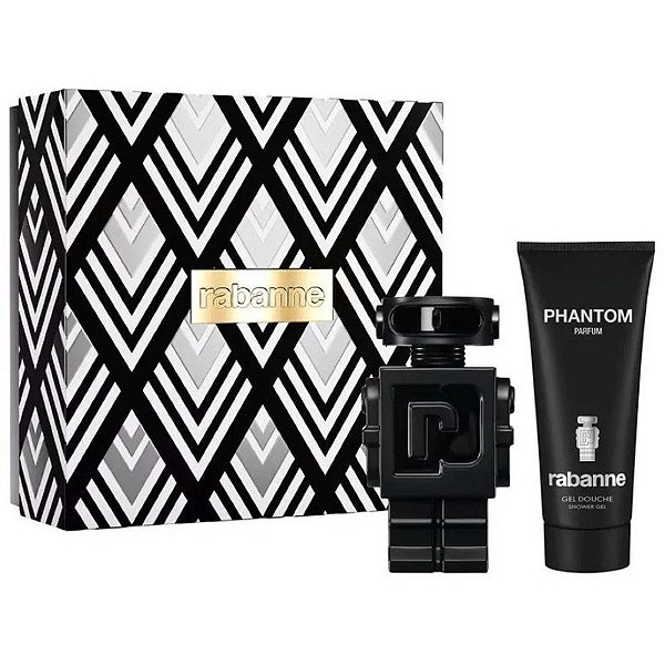 Kit Perfume Paco Rabanne Phantom EDP 100mL + Gel de Banho 100mL - Masculino
